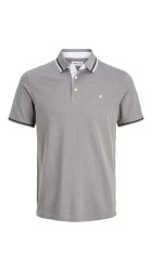 Ανδρική Μπλούζα Polo Jack & Jones JJEPaulos Polo SS Noos PLS 12143859 Ultimate Grey