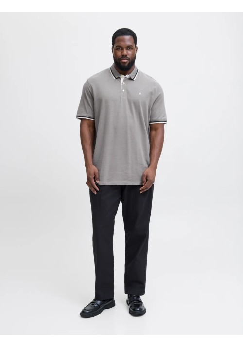 Ανδρική Μπλούζα Polo Jack & Jones JJEPaulos Polo SS Noos PLS 12143859 Ultimate Grey