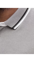 Ανδρική Μπλούζα Polo Jack & Jones JJEPaulos Polo SS Noos PLS 12143859 Ultimate Grey