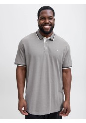 Ανδρική Μπλούζα Polo Jack & Jones JJEPaulos Polo SS Noos PLS 12143859 Ultimate Grey