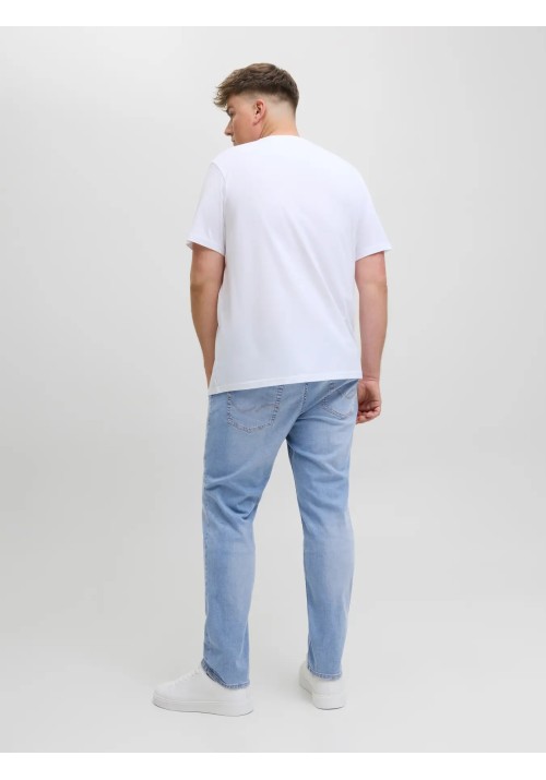 Ανδρικό Παντελόνι Τζιν Plus Size Jack &amp; Jones JJGlenn JJOriginal SQ 330 Noos PLS 12284341 Blue Denim