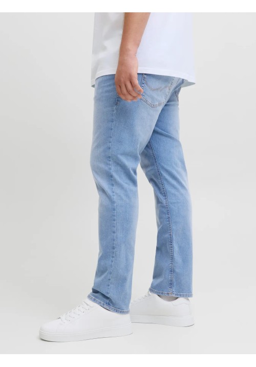 Ανδρικό Παντελόνι Τζιν Plus Size Jack &amp; Jones JJGlenn JJOriginal SQ 330 Noos PLS 12284341 Blue Denim