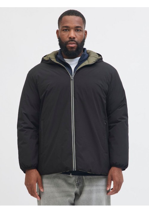 Aνδρικό Μπουφάν Διπλής Όψης Jack & Jones JJEBrook Reversible Jacket SN PLS 12279443 Μαύρο