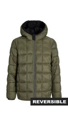 Aνδρικό Μπουφάν Διπλής Όψης Jack & Jones JJEBrook Reversible Jacket SN PLS 12279443 Μαύρο