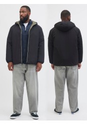 Aνδρικό Μπουφάν Διπλής Όψης Jack & Jones JJEBrook Reversible Jacket SN PLS 12279443 Μαύρο