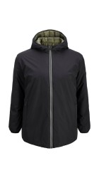 Aνδρικό Μπουφάν Διπλής Όψης Jack & Jones JJEBrook Reversible Jacket SN PLS 12279443 Μαύρο