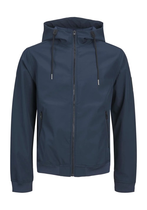 Ανδρικό Μπουφάν Jack & Jones JJEBasic Softshell Hood Noos PLS 12236331 Navy Blazer