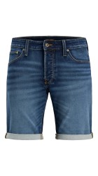 Ανδρική Βερμούδα Τζιν Plus Size Jack & Jones JJIrick JJIcon I.K. Shorts GE 132 SN PLS 12274050 Μπλε