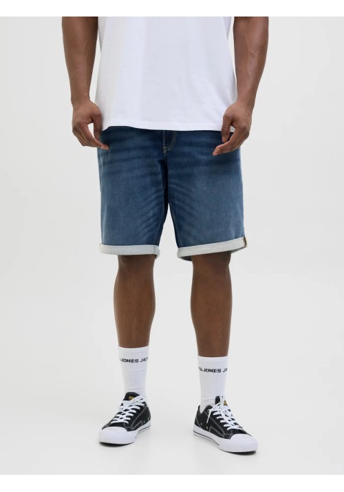 Ανδρική Βερμούδα Τζιν Plus Size Jack & Jones JJIrick JJIcon I.K. Shorts GE 132 SN PLS 12274050 Μπλε