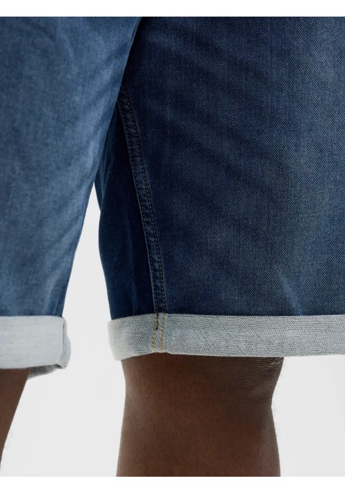 Ανδρική Βερμούδα Τζιν Plus Size Jack & Jones JJIrick JJIcon I.K. Shorts GE 132 SN PLS 12274050 Μπλε