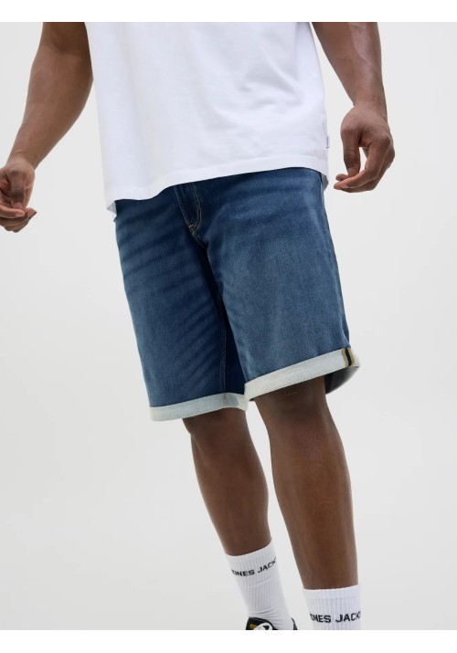 Ανδρική Βερμούδα Τζιν Plus Size Jack & Jones JJIrick JJIcon I.K. Shorts GE 132 SN PLS 12274050 Μπλε