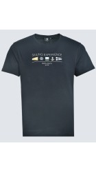 Ανδρικό T-Shirt Plus Size Ascot Sport 15505-511-61 Μπλε