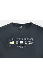 Ανδρικό T-Shirt Plus Size Ascot Sport 15505-511-61 Μπλε