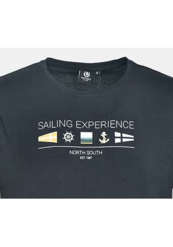 Ανδρικό T-Shirt Plus Size Ascot Sport 15505-511-61 Μπλε