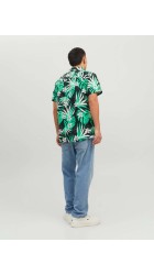 Ανδρικό Πουκάμισο Plus Size Jack & Jones Jorjames Tulum 12240520 Πράσινο