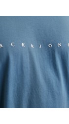 Ανδρικό T-Shirt Plus Size Jack & Jones JJEstar JJ Tee SS Noos PLS 12243625 Oceanview