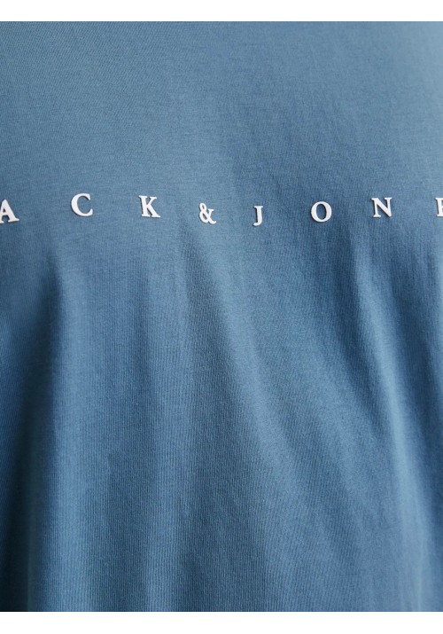 Ανδρικό T-Shirt Plus Size Jack & Jones JJEstar JJ Tee SS Noos PLS 12243625 Oceanview