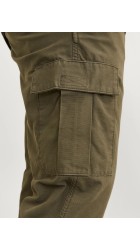 Ανδρικό Παντελόνι Cargo Jack & Jones JPSTKane JJBarley Cargo Pants Noos PLS 12264152 Olive Night