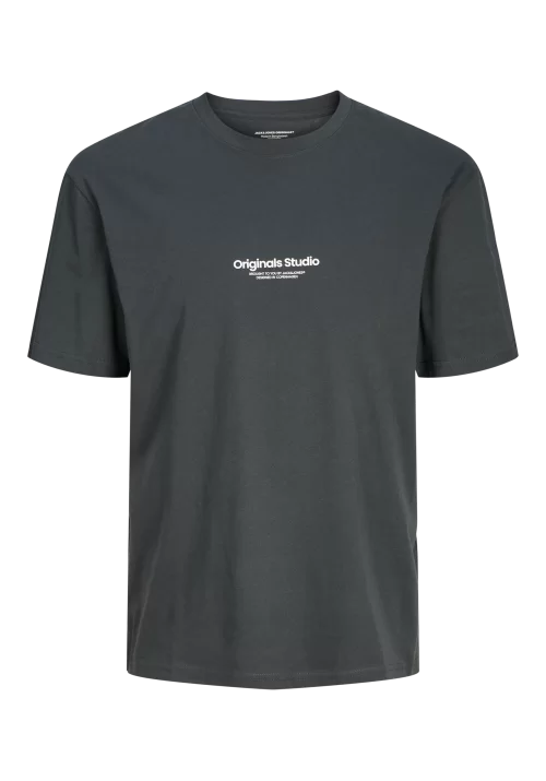 Ανδρικό T-Shirt Plus Size Jack & Jones Jorvesterbro Tee SS Crew Neck 12248177 Forest River