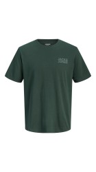Ανδρικό T-Shirt Plus Size Jack & Jones JJECorp Logo Tee SS O-Neck Noos PLS 12158505 Λαδί Ανδρικό T-Shirt Plus Size Jack & Jones JJECorp Logo Tee SS O-Neck Noos PLS 12158505 Λαδί