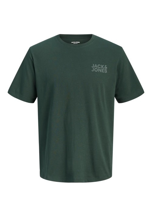 Ανδρικό T-Shirt Plus Size Jack & Jones JJECorp Logo Tee SS O-Neck Noos PLS 12158505 Λαδί Ανδρικό T-Shirt Plus Size Jack & Jones JJECorp Logo Tee SS O-Neck Noos PLS 12158505 Λαδί