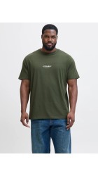 Ανδρικό T-Shirt Plus Size Jack & Jones 12279591 JJSoho Tee SS Crew Neck PLS Duffel Bag