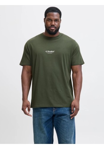 Ανδρικό T-Shirt Plus Size Jack & Jones 12279591 JJSoho Tee SS Crew Neck PLS Duffel Bag