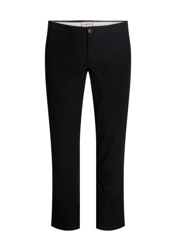 Ανδρικό Παντελόνι Chino Plus Size Jack & Jones JPSTMarco JJDave 12243603 Μαύρο