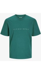 Ανδρικό T-Shirt Plus Size Jack & Jones JJEstar JJ Tee SS Noos PLS 12243625 Deep Teal
