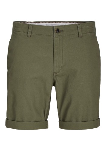 Ανδρική Βερμούδα Chino Plus Size jack & Jones JPSTDave JJChino Shorts SN AKM PLS 12232570 Dusty Olive