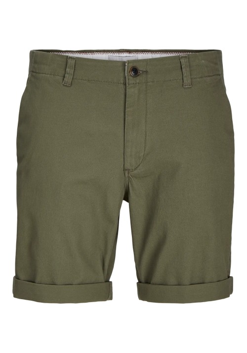 Ανδρική Βερμούδα Chino Plus Size jack & Jones JPSTDave JJChino Shorts SN AKM PLS 12232570 Dusty Olive