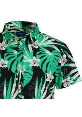 Ανδρικό Πουκάμισο Plus Size Jack & Jones Jorjames Tulum 12240520 Πράσινο