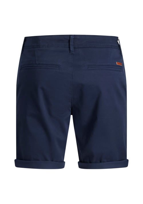 Ανδρική Βερμούδα Chino Plus Size Ελαστική Jack & Jones Jpstbowie JJShorts Solid Sa Sn PLS 12169212 Navy Blazer