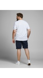 Ανδρική Βερμούδα Chino Plus Size Ελαστική Jack & Jones Jpstbowie JJShorts Solid Sa Sn PLS 12169212 Navy Blazer Ανδρική Βερμούδα Chino Plus Size Ελαστική Jack & Jones Jpstbowie JJShorts Solid Sa Sn PLS 12169212 Navy Blazer