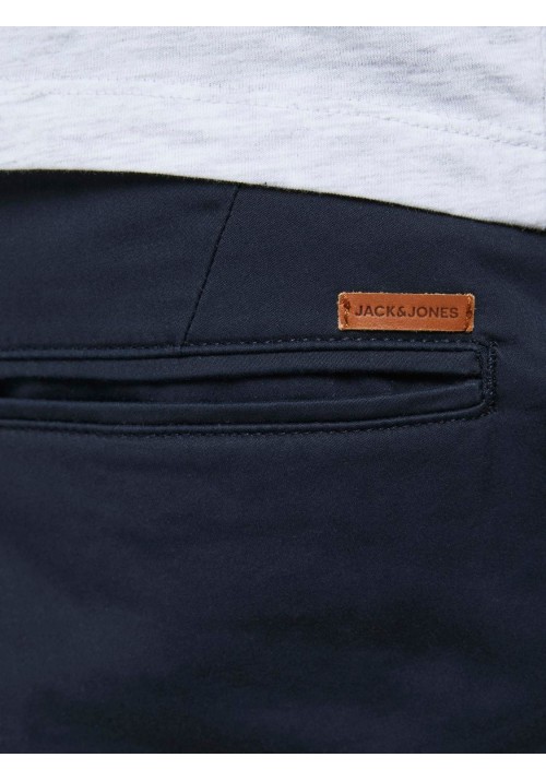 Ανδρική Βερμούδα Chino Plus Size Ελαστική Jack & Jones Jpstbowie JJShorts Solid Sa Sn PLS 12169212 Navy Blazer