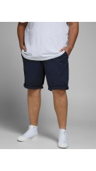 Ανδρική Βερμούδα Chino Plus Size Ελαστική Jack & Jones Jpstbowie JJShorts Solid Sa Sn PLS 12169212 Navy Blazer Ανδρική Βερμούδα Chino Plus Size Ελαστική Jack & Jones Jpstbowie JJShorts Solid Sa Sn PLS 12169212 Navy Blazer