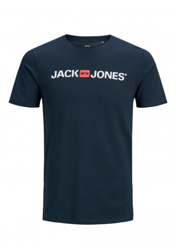 Ανδρικό T-Shirt Plus Size Jack & Jones 12184987 Μπλε