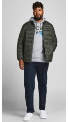 Ανδρικό Μπουφάν Puffer Plus Size Jack & Jones 12194740 Λαδί