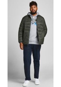Ανδρικό Μπουφάν Puffer Plus Size Jack & Jones 12194740 Λαδί