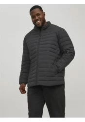 Ανδρικό Μπουφάν Plus Size Jack & Jones JJereCycle Puffer Collar Noos Pls 12217853 Μαύρο Ανδρικό Μπουφάν Plus Size Jack & Jones JJereCycle Puffer Collar Noos Pls 12217853 Μαύρο