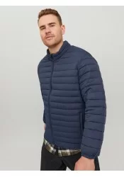 Ανδρικό Μπουφάν Plus Size Jack & Jones JJereCycle Puffer Collar Noos Pls 12217853 Μπλε Ανδρικό Μπουφάν Plus Size Jack & Jones JJereCycle Puffer Collar Noos Pls 12217853 Μπλε