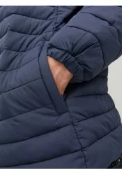 Ανδρικό Μπουφάν Plus Size Jack & Jones JJereCycle Puffer Collar Noos Pls 12217853 Μπλε Ανδρικό Μπουφάν Plus Size Jack & Jones JJereCycle Puffer Collar Noos Pls 12217853 Μπλε