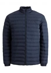Ανδρικό Μπουφάν Plus Size Jack & Jones JJereCycle Puffer Collar Noos Pls 12217853 Μπλε Ανδρικό Μπουφάν Plus Size Jack & Jones JJereCycle Puffer Collar Noos Pls 12217853 Μπλε