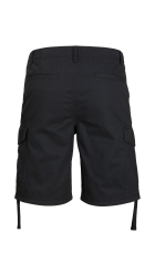Ανδρική Βερμούδα Plus Size Jack & Jones JpstMarley JJCargo Shorts Ana SN PLS 12237562 Mαύρη
