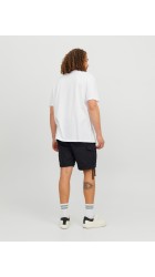 Ανδρική Βερμούδα Plus Size Jack & Jones JpstMarley JJCargo Shorts Ana SN PLS 12237562 Mαύρη