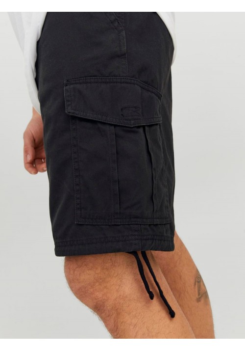 Ανδρική Βερμούδα Plus Size Jack & Jones JpstMarley JJCargo Shorts Ana SN PLS 12237562 Mαύρη