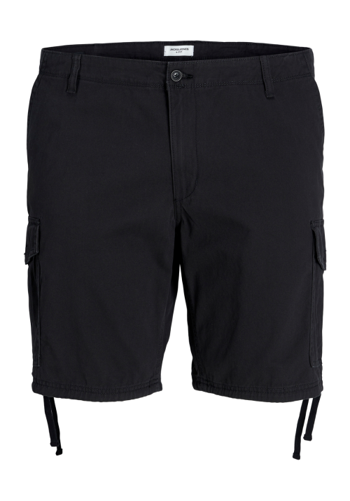 Ανδρική Βερμούδα Plus Size Jack & Jones JpstMarley JJCargo Shorts Ana SN PLS 12237562 Mαύρη