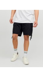 Ανδρική Βερμούδα Plus Size Jack & Jones JpstMarley JJCargo Shorts Ana SN PLS 12237562 Mαύρη