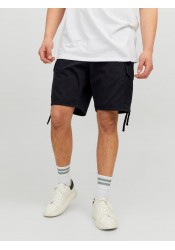 Ανδρική Βερμούδα Plus Size Jack & Jones JpstMarley JJCargo Shorts Ana SN PLS 12237562 Mαύρη