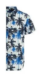 Ανδρικό Πουκάμισο Plus Size Jack & Jones Jorjames Tulum AOP 12240520 Μπλε